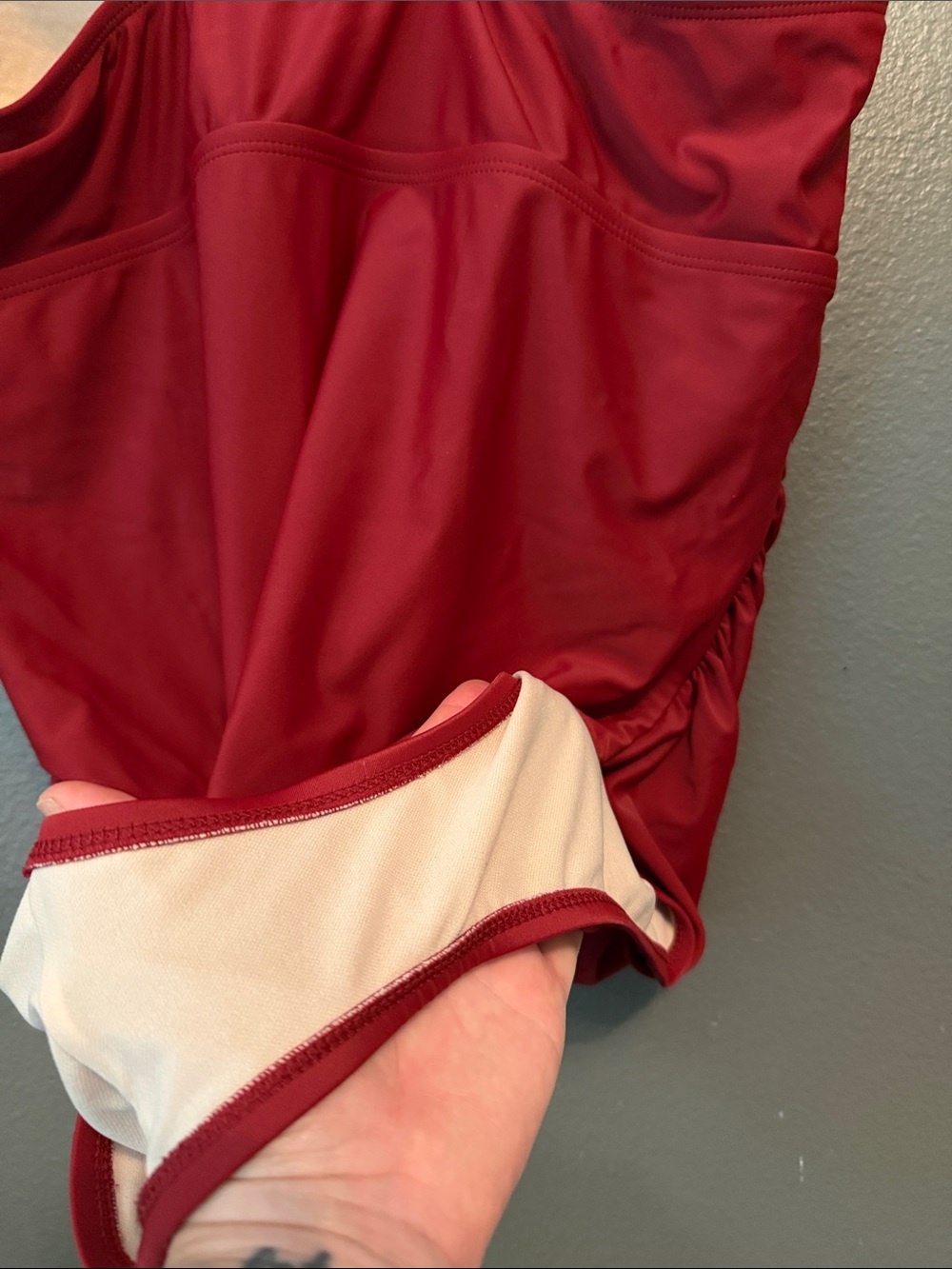 Kona Sol Ruffled Ruched One Piece - Picture 9 of 9